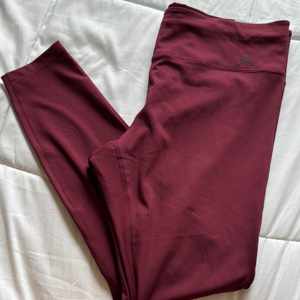 Nike Air Jordan Tight Fit Maroon Leggings NWT